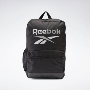 Plecak Męskie Reebok Training Essentials Medium Czarne PL 75WUFAI